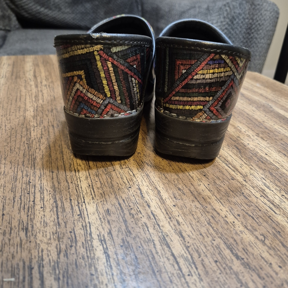 Dansko Multicolor Geometric Mules - image 3